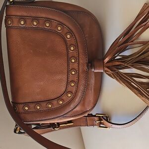 VINTAGE FOSSIL EMI SADDLEBAG CROSSBODY (New $178)